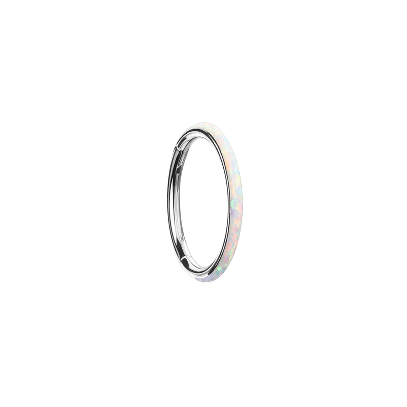 opal clicker cartilage segment ring hoop