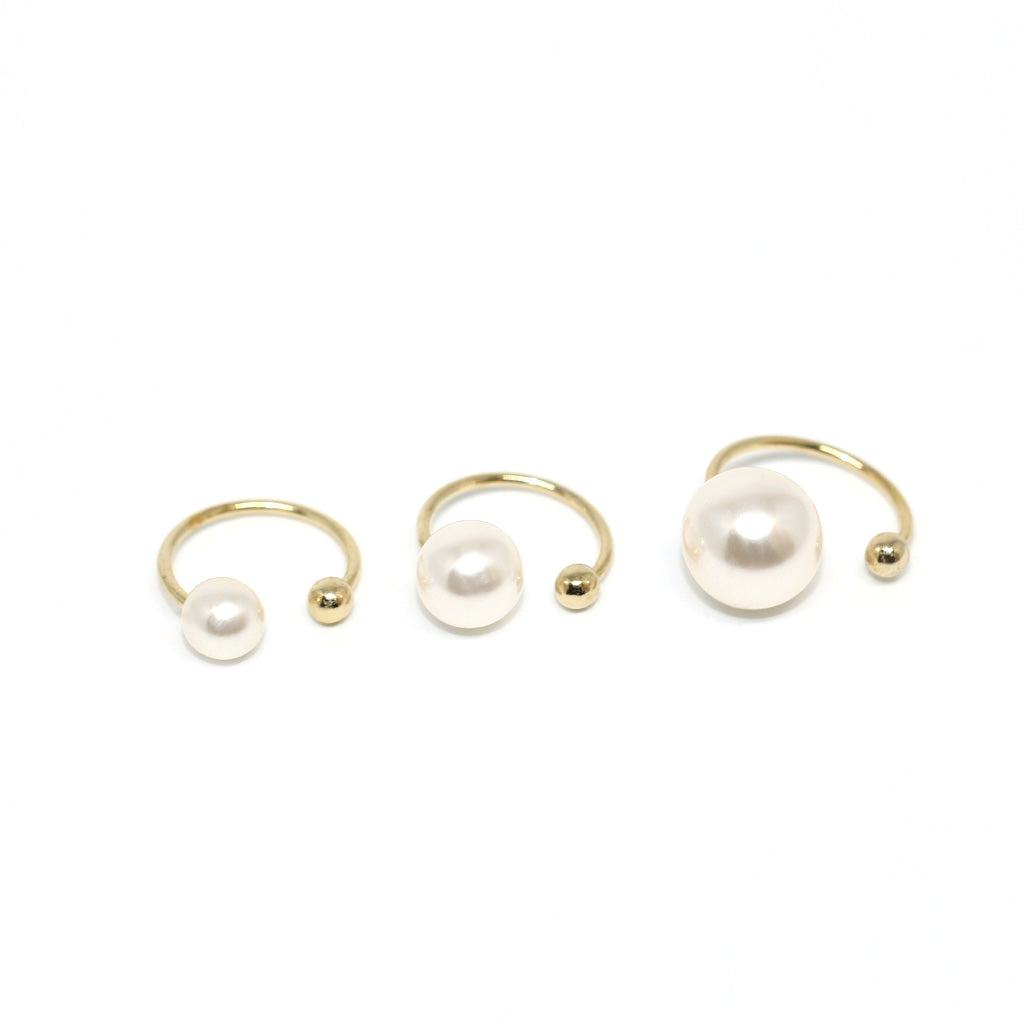 Simple Pearl Ear Cuffs | No Piercing Required | Musemond
