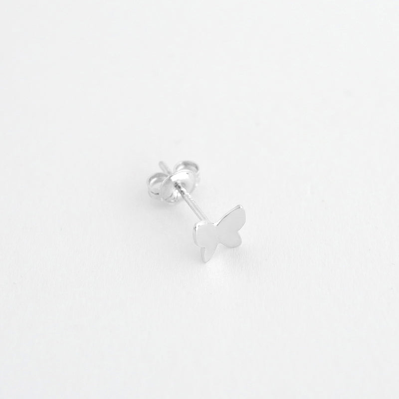 Tiny Butterfly Stud- Sterling Silver