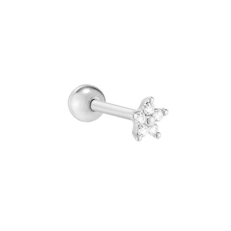 Flower Tragus Piercing Helix Piercing Cartilage Piercing 