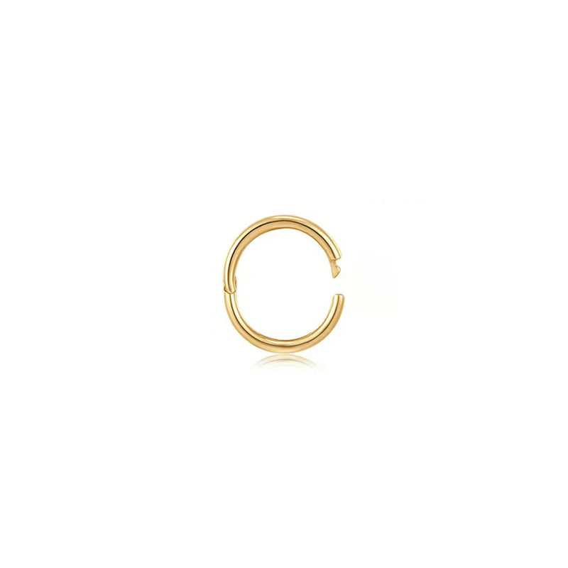 16 Gauge Cartilage Clicker Ring- 14K Gold