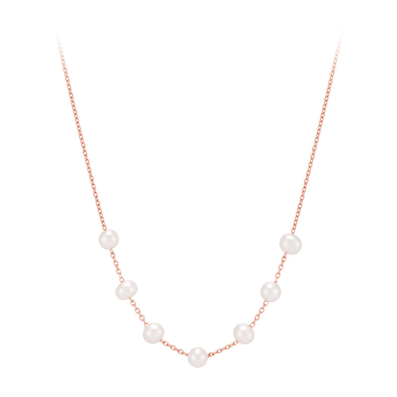 Freshwater Pearl Necklace- Sterling Silver