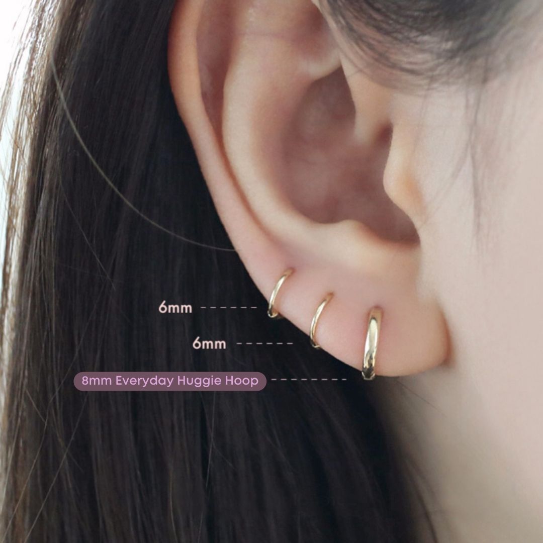 Meridian Thin Small Hoop Earring