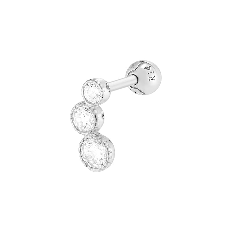 14k White Gold Braided Celtic Moon Helix Earring – Shirli's Jewelry