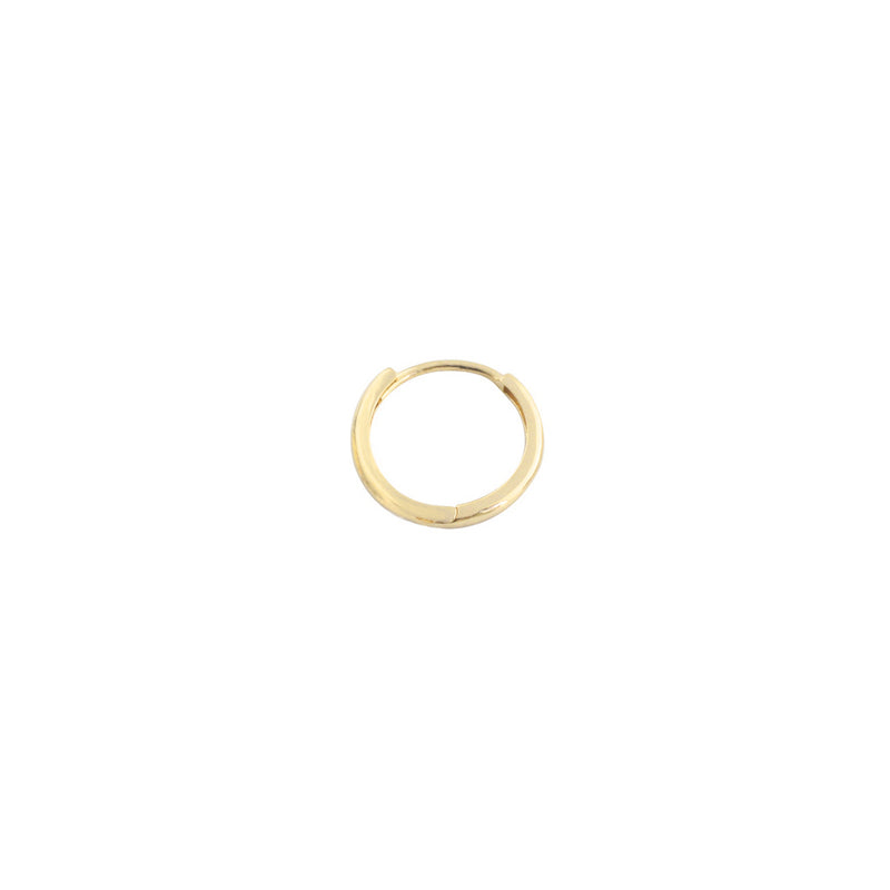 Orecchini A Cerchio Huggie In Acciaio Chirurgico 20mm - Placcato Oro Rosa 14k - Poetic Dove - Foto 3