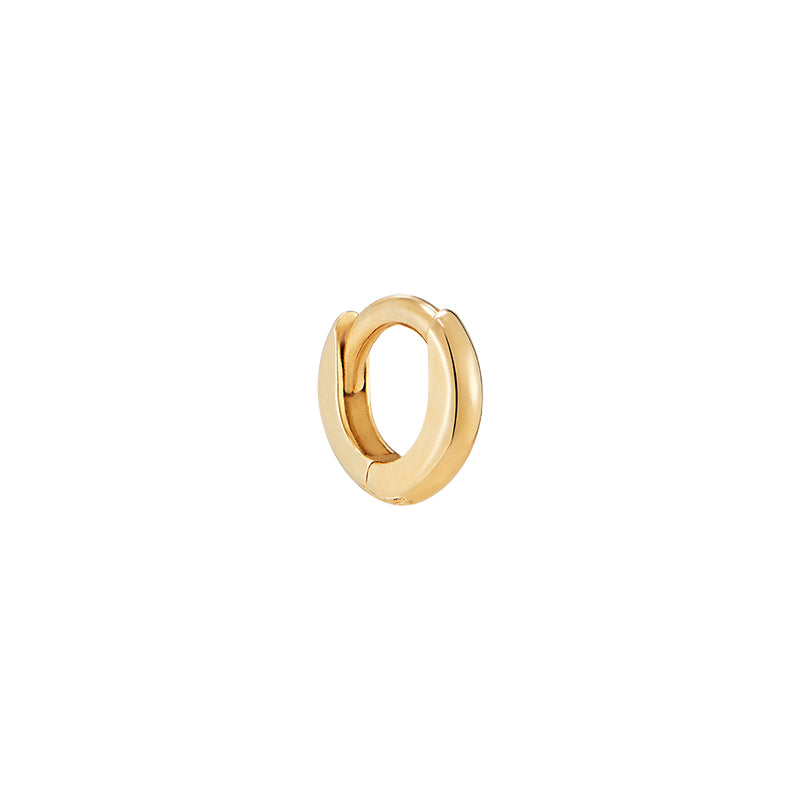 16 Gauge Cartilage Huggie Hoop 14K Gold | Musemond