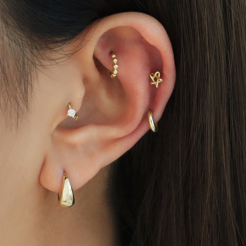Infinity Cartilage Ear Cuff – Hoops By Hand
