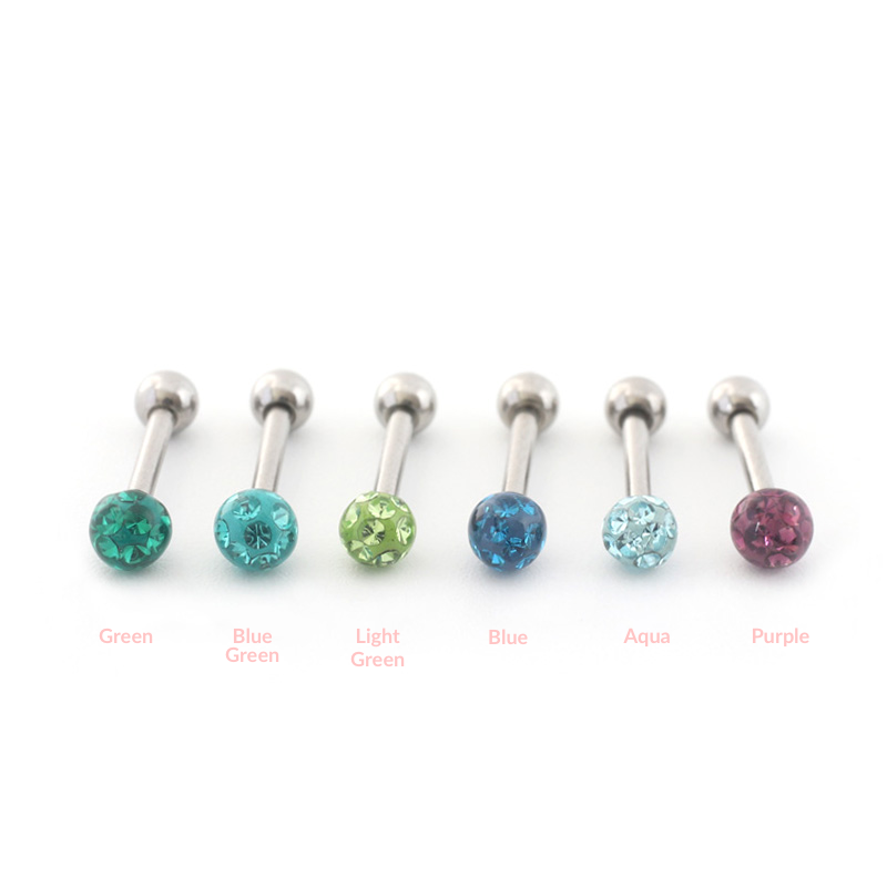 3mm Colorful Ball Piercing