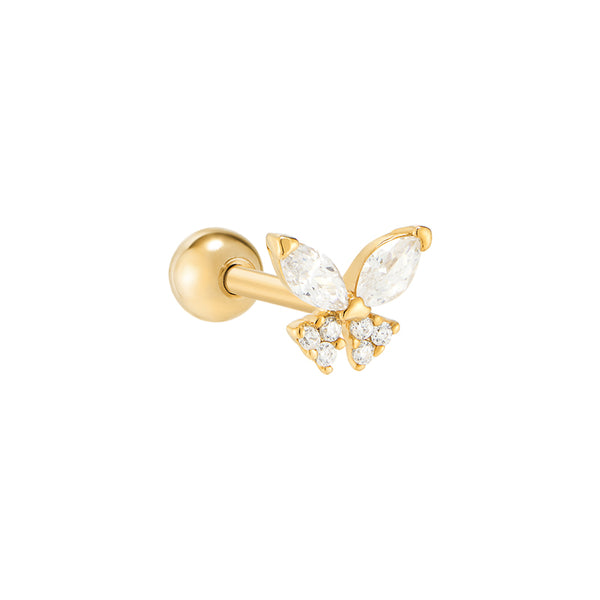 Butterfly Cartilage Piercing- Sterling Silver