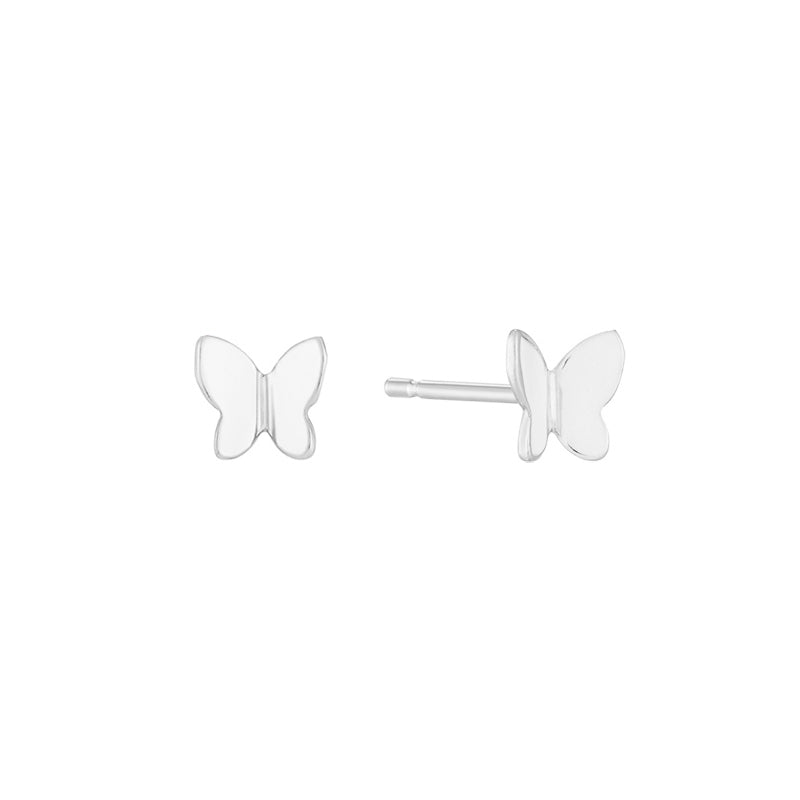 Tiny Butterfly Stud- Sterling Silver