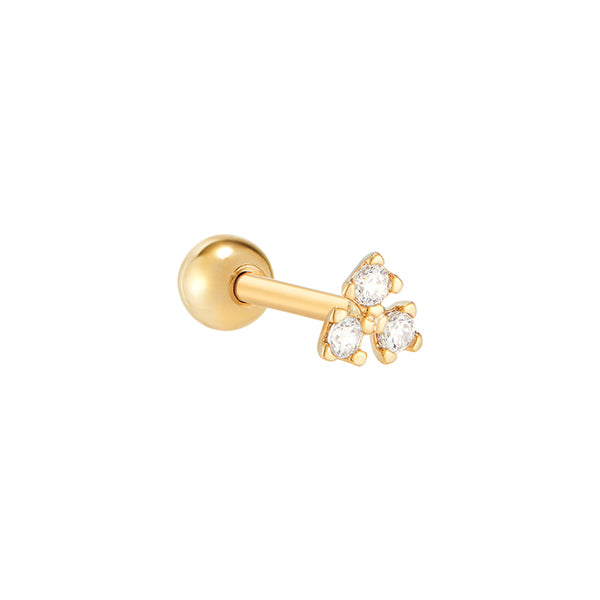 Tressé Doble Piercing - Piercings - 925 Sterling Silver - 18K Gold Plating  - CREU