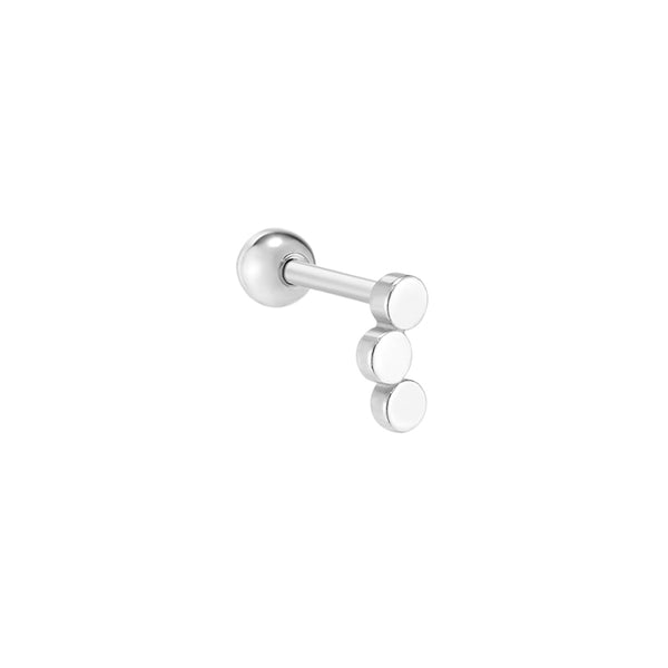Triple Dot Stud Piercing- Sterling Silver