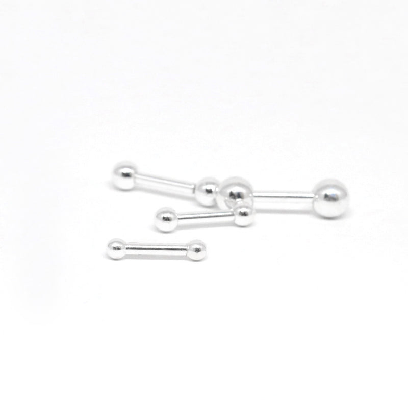 Tiny Ball Barbell Piercing- Stainless Steel