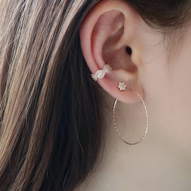 braided ear cuff earring