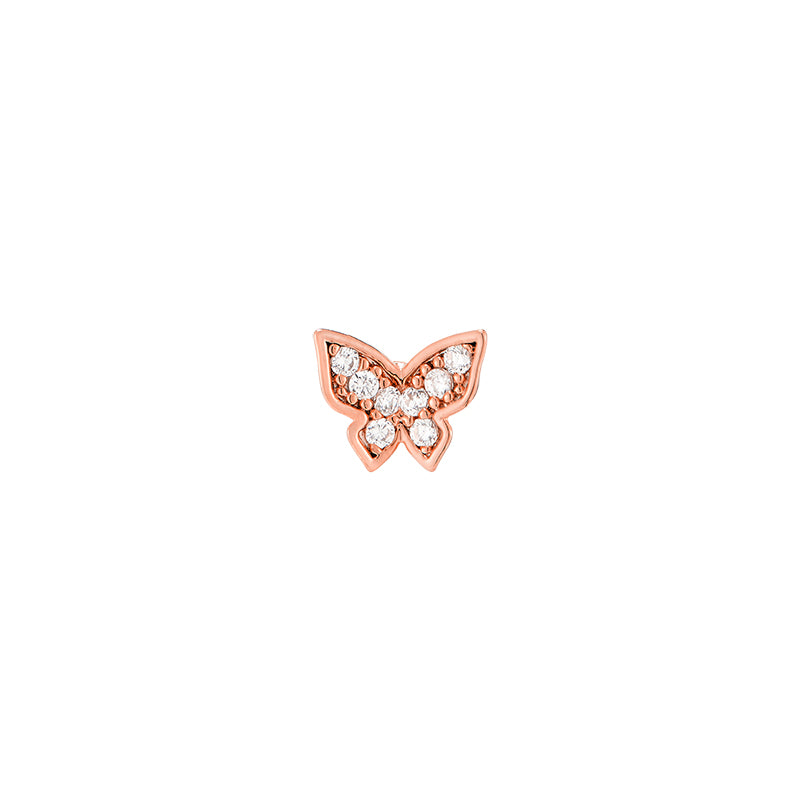 5mm Butterfly Earring Backings 14K Rose Gold Filled -10 piec