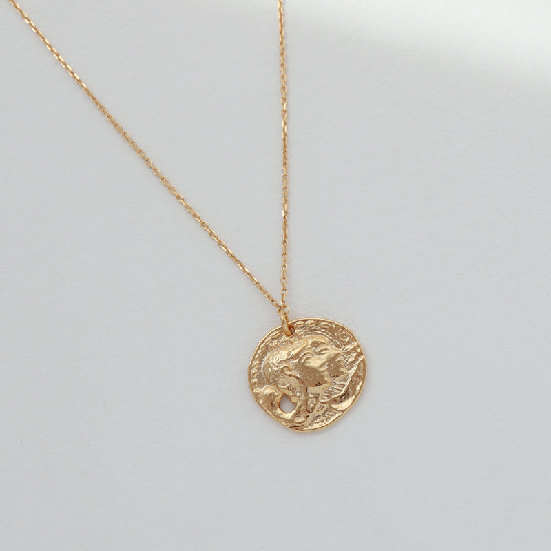 Medallion Necklace- Sterling Silver
