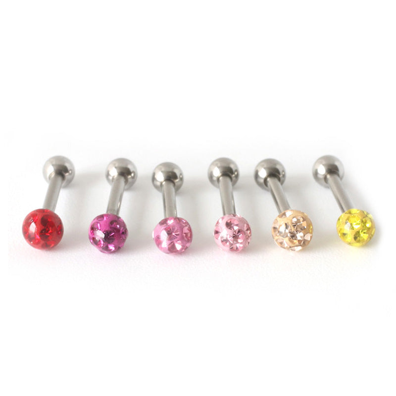 3mm Colorful CZ Ball Piercing