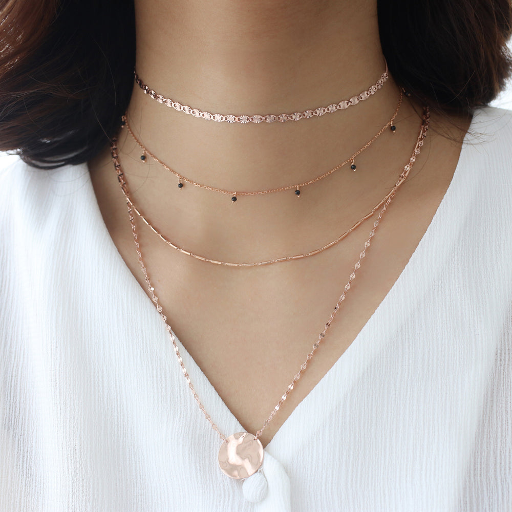 Highlight Chain Choker 925 Sterling Silver | Musemond