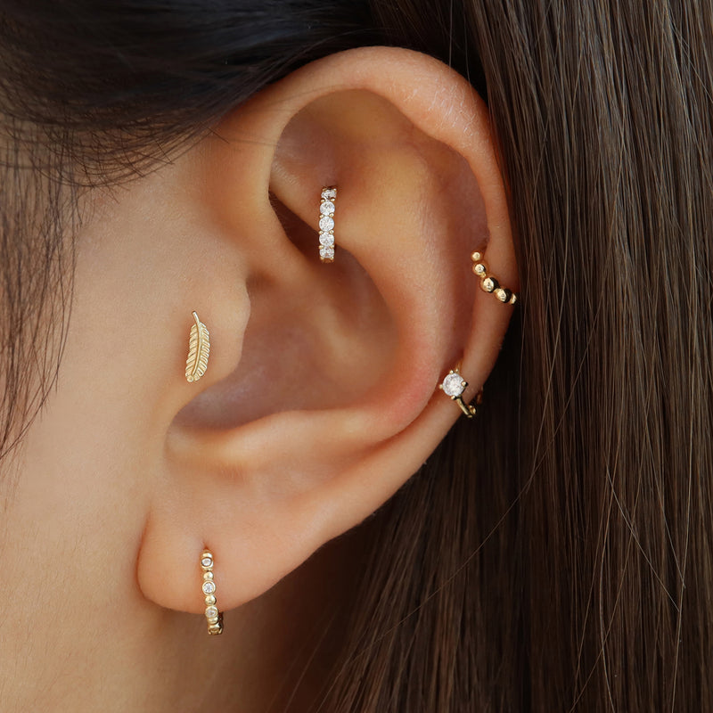flat-back-earrings-with-huggie-hoops 