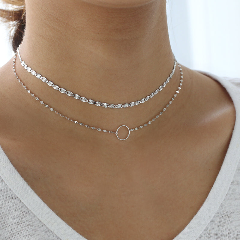 Haven Silver Heart Crystal Choker Necklace in White Crystal | Kendra Scott