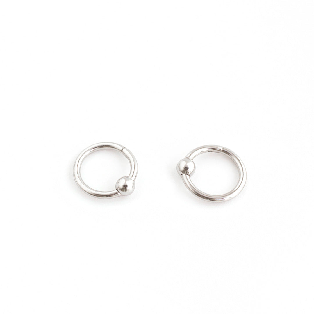 Hinged Captive Bead Ring 316l Stainless Steel Musemond