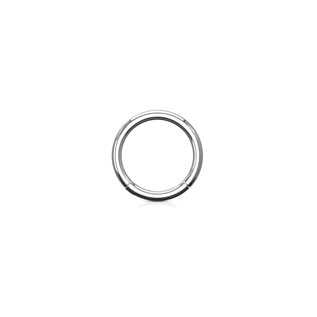 20g Thin Hinged Segment Ring 316L Stainless Steel | Musemond