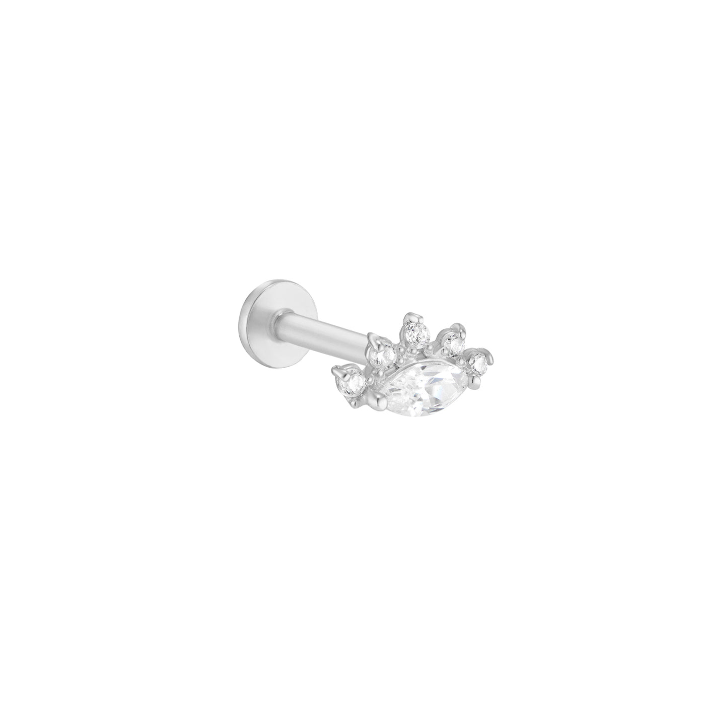Vis En Acier Pour Piercing Interne – Tige 1.6mm, Diamètre 5mm