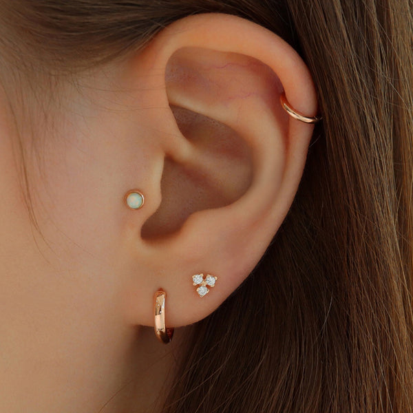 Trio CZ Cartilage Earring
