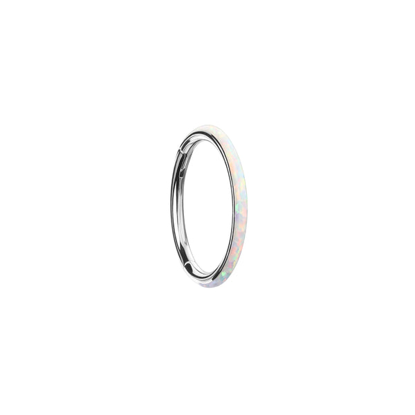 opal clicker cartilage segment ring hoop