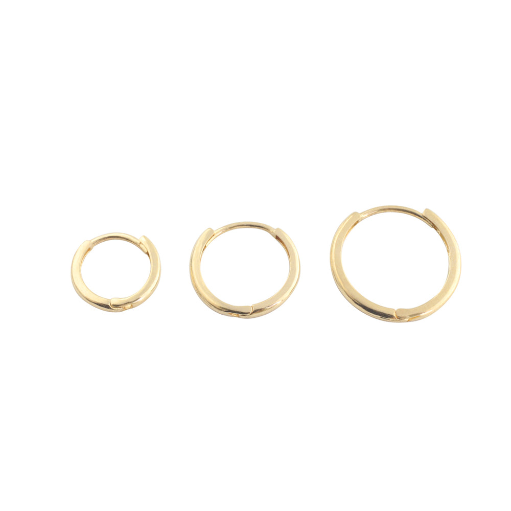 Real gold sleeper earrings discount